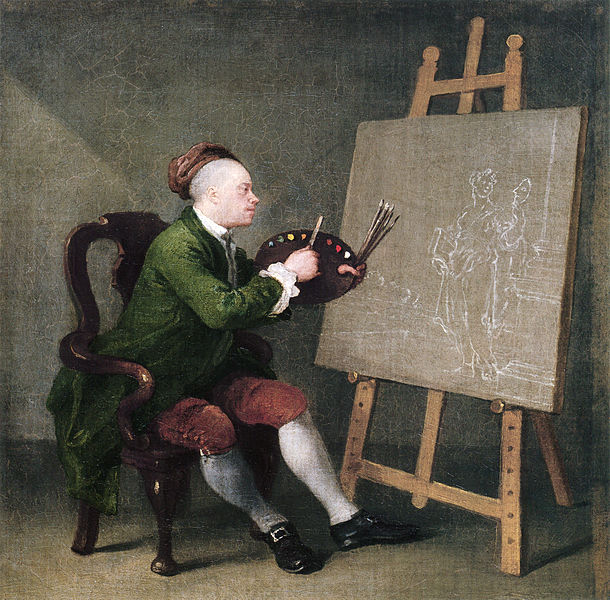 William Hogarth Self-portrait